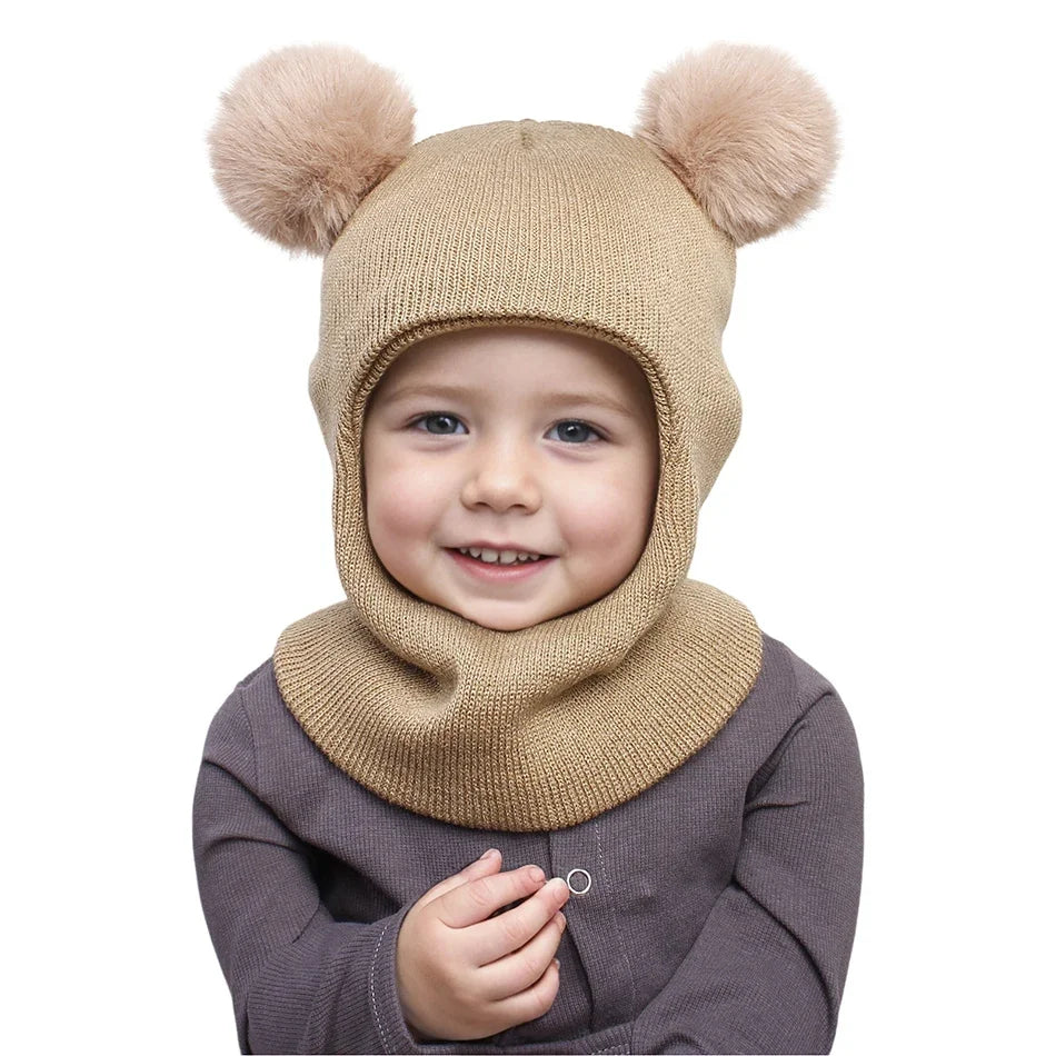 Children's Knit Balaclava Hat